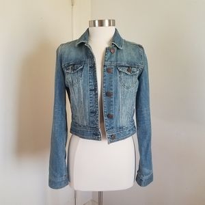 AE Cropped Denim Jean Jacket